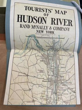 Map of Hudson river