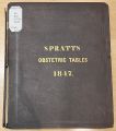 SPRATTS Obstetrics Tables (Front of Codex)
