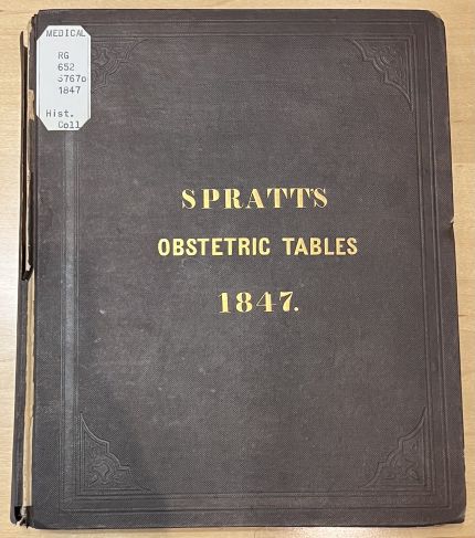 Spratt's Obstetric Tables - Cover