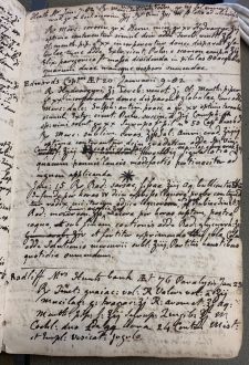 Medical entries of patient interactions in 1782