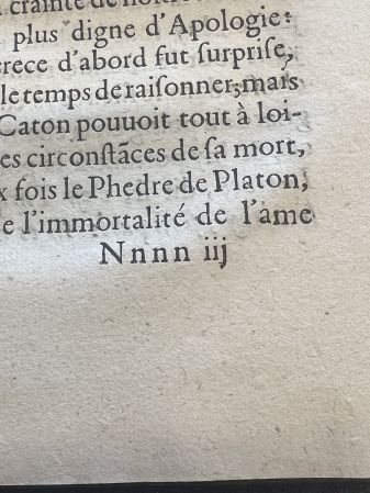 Random Letters at the Bottom of Page in La Femme Heroique