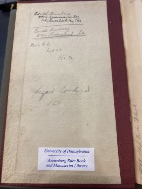 Front Inside Cover