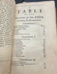 Table of Contents for A Course of Chirurgical Operations, demonstrated in the Royal Garden at Paris by Monsieur Dionis ...; translated from the Paris edition