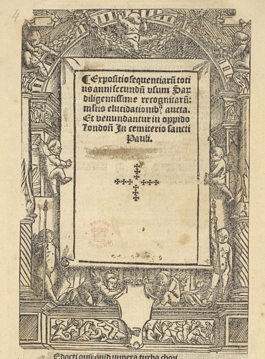 Expositio hymnorum totius anni secundu[m] vsum Sarum diligentissime recognitorum multis elucidationibus aucta.