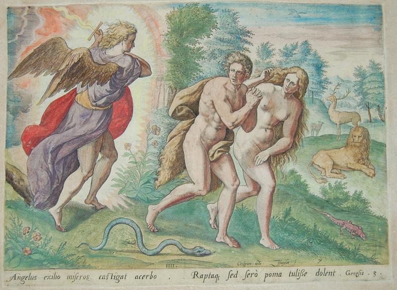 The expulsion of Adam and Eve from the Garden of Eden