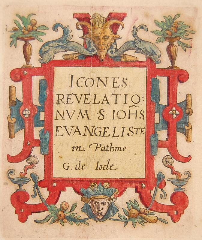 Icones Revelationum S Iho[anne]s Evangeliste in Pathmo, title page